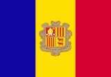 Andorra flag large