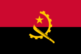 Angola flag large