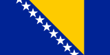 Bosnia And Herzegovina flag large