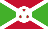 Burundi flag large