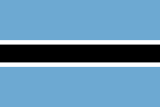 Botswana flag large