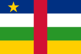 The Central African Republic flag large