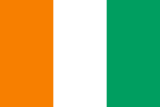 Coted Ivoire flag large