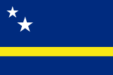 Curacao flag large