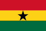 Ghana flag large
