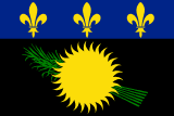 Guadeloupe flag large