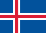 Iceland flag large