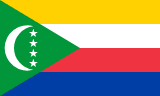 The Comoros flag large