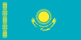 Kazakhstan flag large