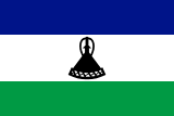 Lesotho flag large
