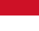 Monaco flag large