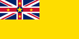 Niue flag large