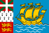 Saint Pierre And Miquelon flag large