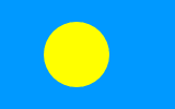 Palau flag large