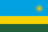 Rwanda flag large