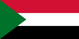 The Sudan flag large