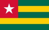 Togo flag large