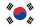 The Republic Of Korea flag